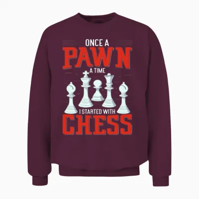 Chess Tournament Coach Chess Piece Queen Chess Day Unisex Sweatshirt - Maroon