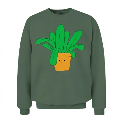 Plant Unisex Sweatshirt - Military Green
