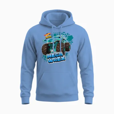 Hot Wheels - Mega Wrex Unisex Hoodie - Carolina Blue