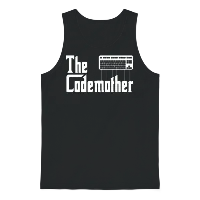 Programmer Coder Funny Unisex Tank Top - Black