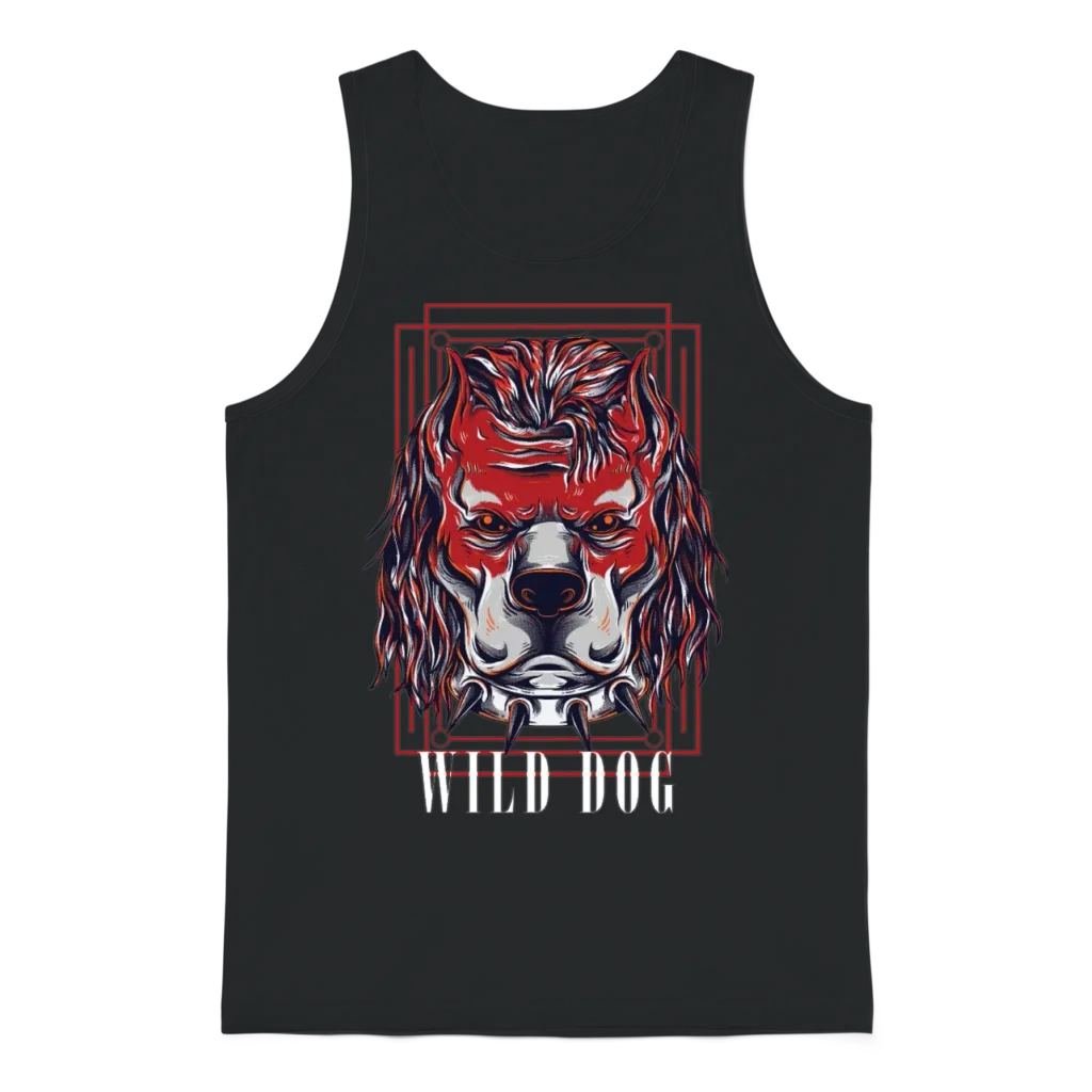 Rebel Dog โ Lovers Unisex Tank Top - Black