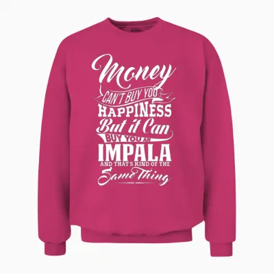 Money and Impala W Unisex Sweatshirt - Heliconia