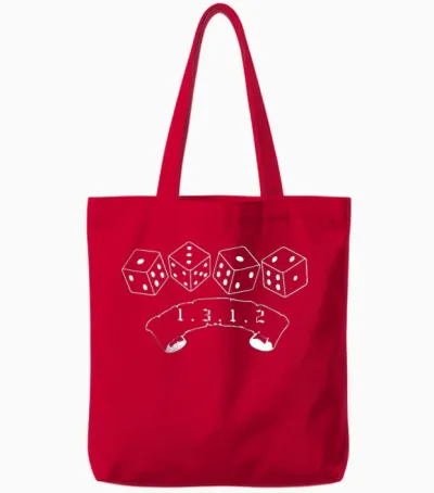 1312 T-Shirt 1312 Hoodie 1312 Handyhülle 1312 Würfel Tote Bags - Red