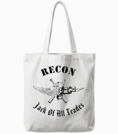 Recon Jack of All Trades Tote Bags - White