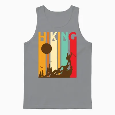 Hiking Retro Hiking Unisex Tank Top - Sport Grey