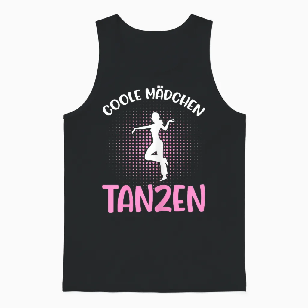 Dance Women's Dance Sports Dance School Dancer Girls T-Shirt, Black Unisex Tank Top in Black