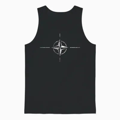 Nato Flagge Trend Vintage Design Unisex Tank Top - Black