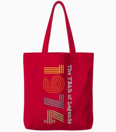 1974 50th Birthday Tote Bags - Red