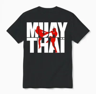 Muay Thai Unisex T-Shirt - Black