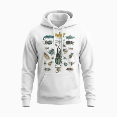 Entomologist Entomology Insects Vintage Unisex Hoodie - White