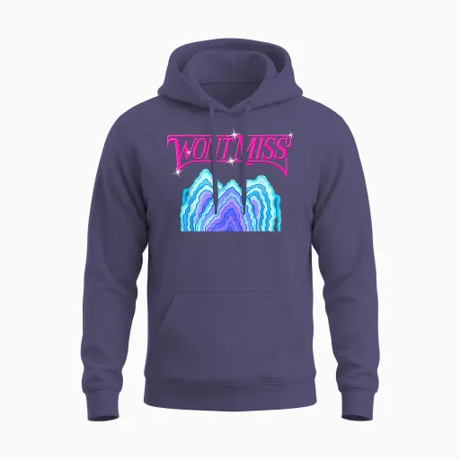 Won't Miss Unisex Hoodie - Heather Sport Dark Navy