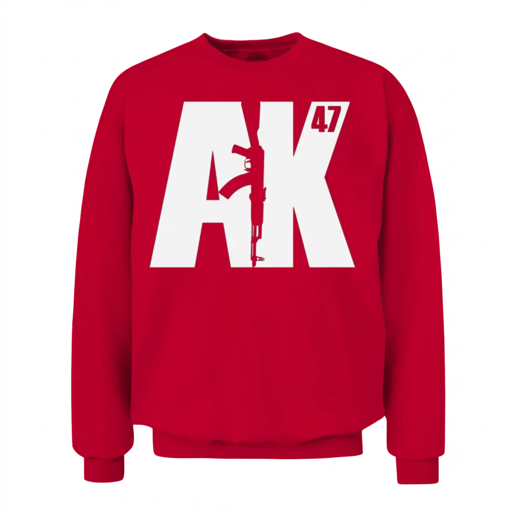 Ak-47 Soviet Kalashnikov Pro Second Amendment Unisex Sweatshirt - Red