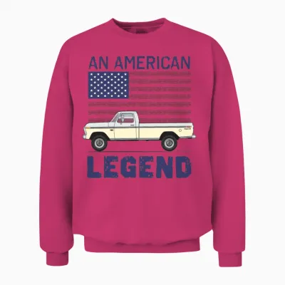 Legend Wimbledon White Unisex Sweatshirt - Heliconia