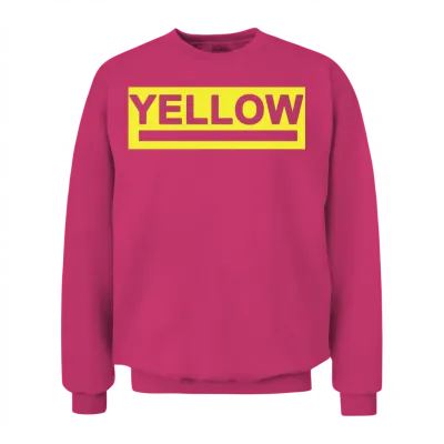 Yellow Retro Green 70s Unisex Sweatshirt - Heliconia
