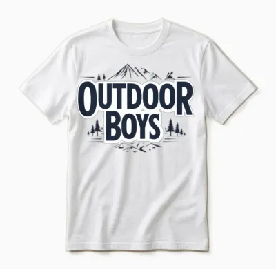 Outdoor Boys Unisex T-Shirt - White