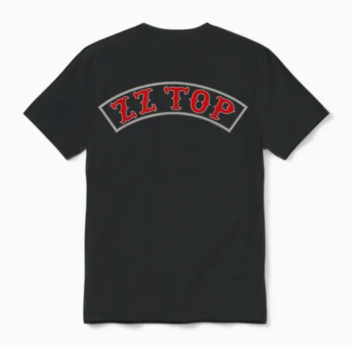Zz Top Branded T-Shirt, Black, S Unisex T-Shirt in Black