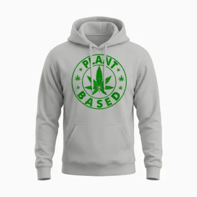 Plant Weed Kostüm Cannabis Marihuana Grower 420 Unisex Hoodie - Ash