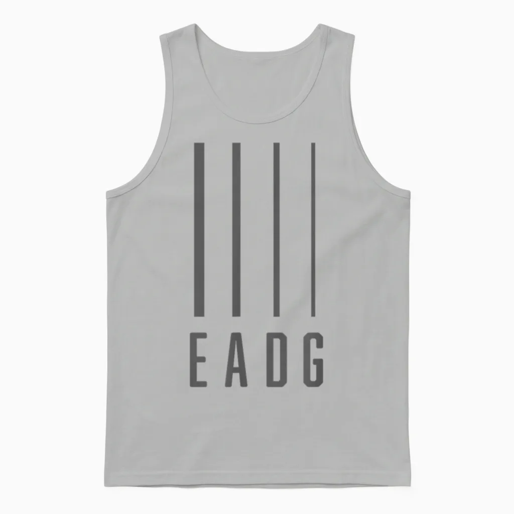 Bass Guitarist/bass Player Gift - Eadg 4 String Unisex Tank Top in Ash