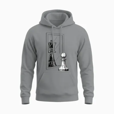 Kinder Schach, Männer Schach, Frauen Schach, Schachbrett Mädchen Unisex Hoodie - Sport Grey