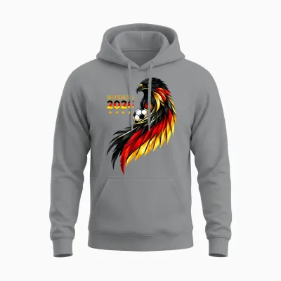 Deutschland 2026 Adler Unisex Hoodie - Sport Grey