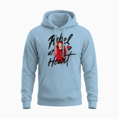 Disney Descendants 4: the Rise of Red Rebel at Heart Unisex Hoodie - Light Blue