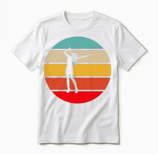 Singer Retro Unisex T-Shirt in White
