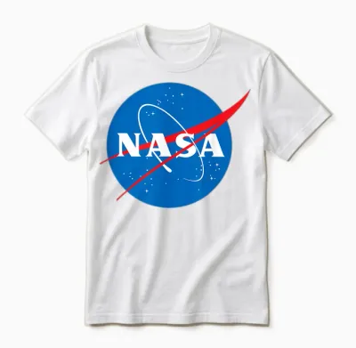 Nasa Meatball Official Logo Unisex T-Shirt - White
