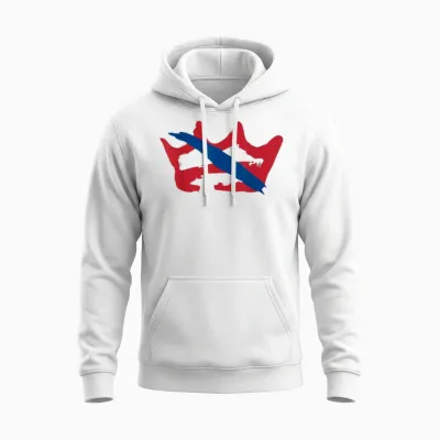 No Kings Unisex Hoodie - White