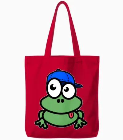 Animal Funny Tote Bags - Red