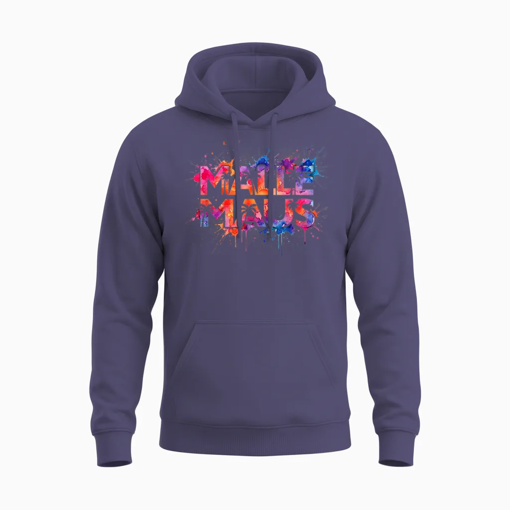 Malle Maus - Mallorca Party Outfit Junggesellinnenabschied Unisex Hoodie in Heather Sport Dark Navy