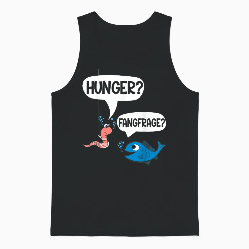 Lustiger Spruch, Angler, Lustig, Coole Sprüche, Lustig Lustig Angeln Unisex Tank Top in Black