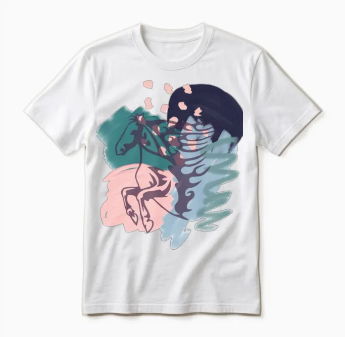 Horse Lovers Gift Unisex T-Shirt in White