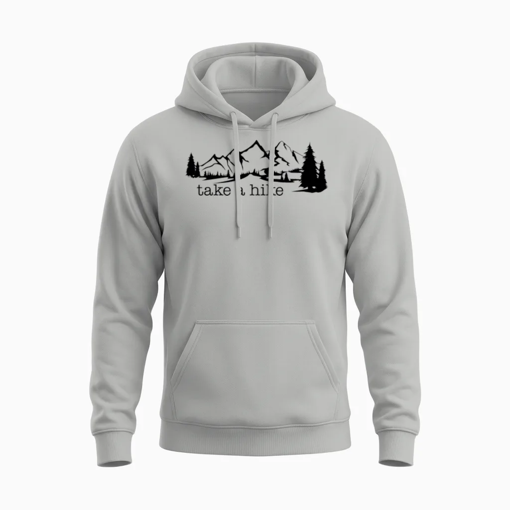 Take a Hike - Hiking & Outdoors Unisex Hoodie in Ash