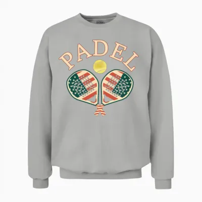 Padel American Unisex Sweatshirt - Ash