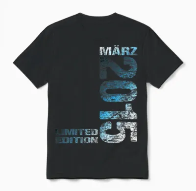 März 2015 Junge Mädchen 11. Geburtstag Limited Edition 11 Unisex T-Shirt - Black