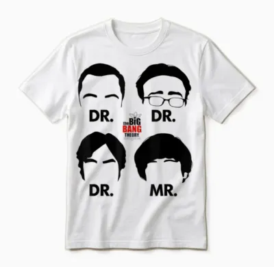 The Big Bang Theory Doctors & Mr Unisex T-Shirt - White