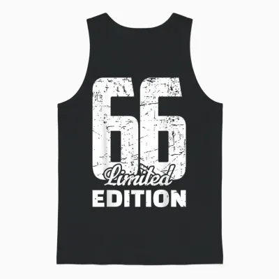 66 Ans, édition Limitée, Année 66 Ans Unisex Tank Top - Black