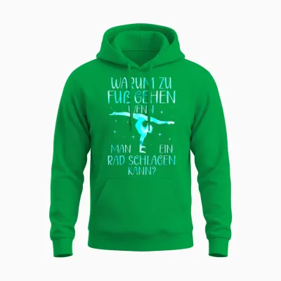 Artistic Gymnastics Gymnastics Gymnastics Gymnast Girl's T-Shirt, Black Unisex Hoodie - Irish Green
