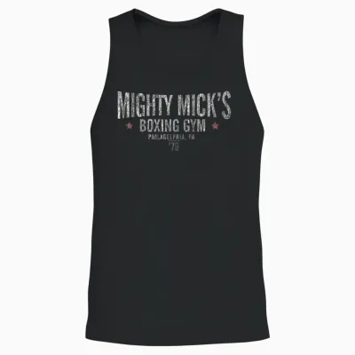 Rocky Mighty Micks Boxing Gym Unisex Tank Top - Black