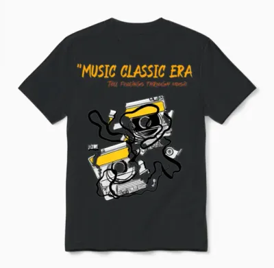 Music Masters -Style Unisex T-Shirt - Black