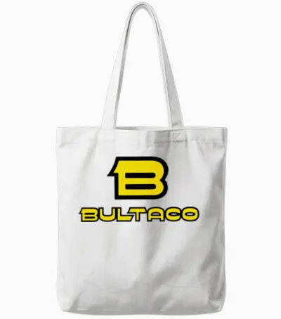Bultaco Motorcycles Merch Tote Bags - White