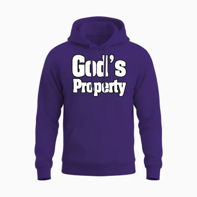 God's Property 27-1 Unisex Hoodie - Purple