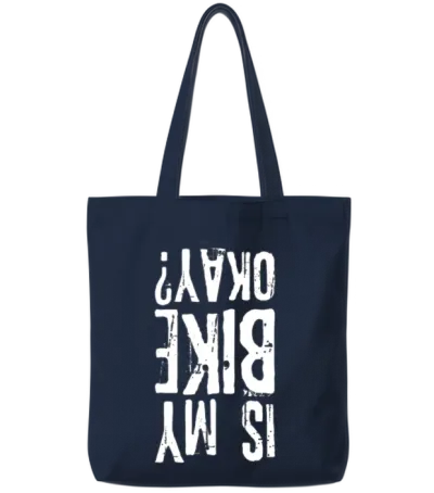 Motorcycle Biker Motocross Tote Bags - Navy