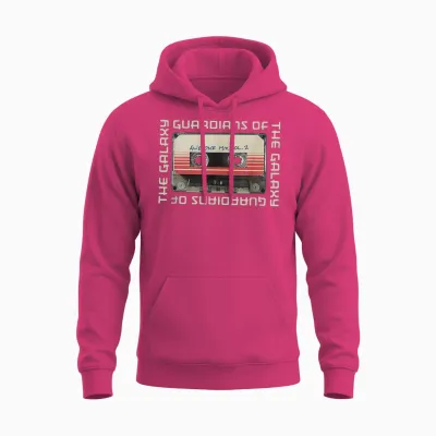 Guardians of the Galaxy Vol.2 Cassette T-Shirt, Black Unisex Hoodie - Heliconia