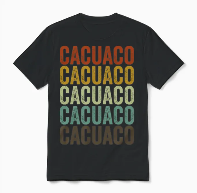 Cacuaco Angola Retro Vintage Unisex T-Shirt - Black