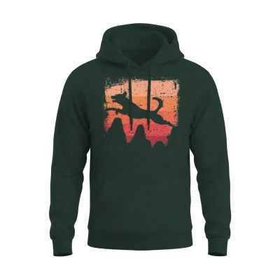 Dog Agility Unisex Hoodie - Forest