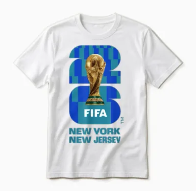Fifa World Cup Trophäe 26 New York New Jersey Farbe Unisex T-Shirt - White