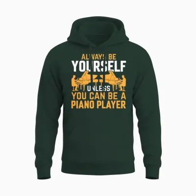 Piano Musician Pianist - Funny Piano Player Unisex Hoodie - Forest