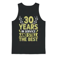 Jubilee 30 Years and Still the Best Colleague Unisex Tank Top - Black – 1