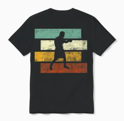 Boxing Retro Unisex T-Shirt - Black